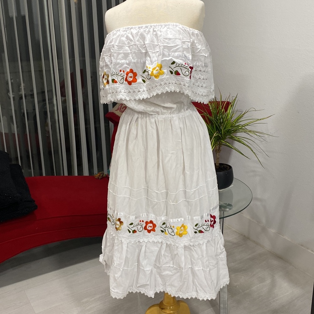 💯 % COTTON & HANDMADE 🙌🏻 DRESS - Picture 2 of 9